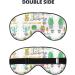 SSIMOO Succulent Fleshiness Sleep Mask | Adjustable & Breathable Fashionable Eye Mask for Comfortable Sleep - Black - Buy Online on GoSupps.com