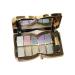 Glitter Eyeshadow Palette Makeup Set 10 Colors Shimmer Eyeshadow Palette Highly Pigmented Long Lasting Waterproof Sweatproof Professional Nude Eyeshadow Purple