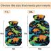 Shop Naanle Vintage Dinosaurs Heat Bottle - 2L Transparent Hot Water Bottle for Bed & Pain Relief | Hand & Feet Warmer - Buy Online on GoSupps.com