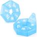 Extra Large Weekly Pill Organizer Compact Portable Pill Case Box 7 Day Travel Friendly Quick Fill Medicine Organizer with Large Compartment for Vitamins Fish Oil Supplements (Blue)