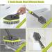 2-in-1 Tub and Tile Scrubber Brush with 3 Replacement Heads - Extendable Handle Floor Cleaning Brush in Green+Gray - Buy Online on GoSupps.com
