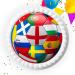 EURO 24 FOOTBALL FLAGS EUROPEAN PRECUT 7.5 INCH EDIBLE ICING CAKE TOPPER DECORATION - Buy Online on GoSupps.com