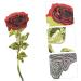 2pcs Rose Cloth Sticker Embroidered Patch Sequin Rose Patch Diy Patch Autumn and Winter Accessories - Buy Online on GoSupps.com