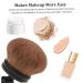 Large Oval Kabuki Body Makeup Brush - Self Tanner & Blend Tool for Legs Arms & Face | Portable Beauty Supplies - Buy Online on GoSupps.com