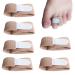 Qiyifang toe corrector band |Breathable toe correction bandages |Toe correction bandages |Hammer toe separator |Finger rails set for correction of hammer toes and fixation crooked toes