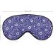 Blue Paisley Sleep Mask for Women | Adjustable Eye Shades & Comfortable Elastic Strap - Buy Online on GoSupps.com