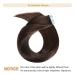 Yilite Tape Extensions Real Hair - Dark Brown 60cm | 20 Pieces Pack | Invisible Silky Straight Skin Weft - Buy Online on GoSupps.com