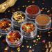 Autumn Nail Art: 6 Boxes of Fall Leaves Nail Glitters - 3D Gold Maple Leaf & Glitter Powder for Stunning Thanksgiving Nails - Buy Online on GoSupps.com
