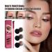 4D Laminated Eyebrow Cream & Brush Kit | Multi-Function Home Grooming for Perfect Eyebrows - Dark Brown - Buy Online on GoSupps.com