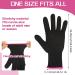 WLLHYF Heat-Resistant Gloves for Hair Styling | Professional 2-Part Gloves for Curls & Curling Wands | Optimal Heat Protection - Buy Online on GoSupps.com