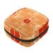 Wood parquet floor basketball court sanitary-napkin storage bag menstrual pad bag portable menstrual cup pocket with zipper for teenagers girls women women