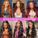 Yamikk 28 inch Full Lace Front Human Hair Wig - Body Wave, Pre Plucked with Baby Hair, 180% Density - Natural Looking Women's Frontal Wig - Buy Online on GoSupps.com