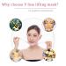 2 in 1 Double Chin Set & V Line Mask - Gua Sha Facial Tool & Sculpting Sleep Mask for Women - Pink - Buy Online on GoSupps.com