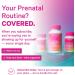 Pink Stork Total Prenatal Vitamins for Women | DHA Folate Iron Choline & Vitamin B12 | Preconception Nutrition | Prenatals for Women Pregnancy Essentials | Doctor Formulated 60 Count Mint 60 Count (Pack of 1) - Buy Online on GoSupps.com