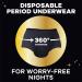 Always ZZZ Overnight Disposable Period Underwear for Women Sz XL 360 Coverage for Worry-Free Nights 7 Count - Buy Online on GoSupps.com