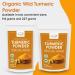 hennaco Organic Wild Turmeric Powder | Turmeric Curcumin Powder | Turmeric Powder for Skin and Face | 100% Raw | No Preservatives| Chemical Free | Face Mask Powder | 114 Grams (4 OZ) - Buy Online on GoSupps.com