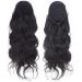 Ponytail Extensions Natural Ponytail Clip in Hair Extensions for Woman Body Wave Human Hair Drawstring Ponytail Extensions Remy Hairpiece for Women(16inches) 16inches Natural Color - Buy Online on GoSupps.com