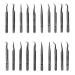 Wrangel Precision Stainless Steel Tweezers for Beauty, Eyebrows, Eyelash Extension, Hair Removal, Soldering - A-Type - Buy Online on GoSupps.com
