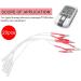 Buy 20 Pieces Electrode Cable Clips for TENS Devices | International Shipping Available - Buy Online on GoSupps.com