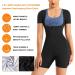 URSEXYLY Sauna Suit for Women Sweat Vest Waist Trainer 3 in 1 Full Body Shaper XL Black - Buy Online on GoSupps.com