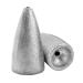 AMYSPORTS Bullet Drop Weights Sinkers Kit Saltwater Removable Fishing Sinkers Tackle Lead Bass Fishing Sinkers Shot Casting Freshwater Size3 (3/16oz.) 50 pcs