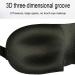 ZEKUI 3D Contour Sleeping Eye Mask - 100% Blackout Travel/Siesta Eye Shade for Men and Women - Soft and Comfortable Blindfold (Black/Blue/Purple) - Buy Online on GoSupps.com