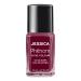 JESSICA | Phenom Vivid Colour Nail Polish | Long-lasting Gel-like Nail Polish without UV Lights coming in vivid & pigmented colours | Maroon Mural | 14 ml