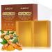 OUKEYA Lot de 2 115g Kojic Acid Soap Savon Curcuma Naturel avec Huile d'Avocat Huile d'Olive VC Hyaluronate de Sodium R tinol claircissant Antibact rien Anti- ge Anti-Acn Set of Two 2 savons au curcuma + 2 sacs savon