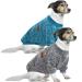 Hualisiji 4xl dog sweater Large dog sweatshirt hood for large dogs warm and light with a soft texture elasticity easy to wear (blue+gray) 2PCs blue+gray 4xl