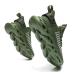 GSLMOLN Men's Slip on Breathable Walking Shoes Ultra Lightweight Casual Sport Gym Fashion Sneakers 11 Army/Green2