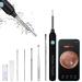 Ear Wax Removal Ear Wax Removal Tool Ear Cleaning Camera with 1080P  6 Silicone Ear Scoops Wireless Ear Cleaning with Built-in WiFi Ear Cleaning Kit for iPhone IPad Android Phones-Black(1080P)