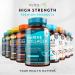Marine Collagen 1000mg Enhanced with Hyaluronic Acid 100mg - 90 Super Strength Capsules - Hydrolysed Collagen Supplements - Vitamin C Vitamin E Vitamin B2 Zinc Copper - Made in The UK by Nutravita 90 count (Pack of 1) - Buy Online on GoSupps.com