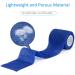 Self-Adhesive Legal Bandage 5cm x 4.5m - Cohesive First Aid Fixing Bandage for Dogs & Sports - 12 Rolls (Blue) - Buy Online on GoSupps.com