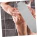 Vaguelly 2pi ces Lot de De Douche Exfoliants Extensibles pour Corps pour Dos Jambes Accessoires De Bain Gris Gris Clair - Buy Online on GoSupps.com