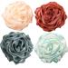 Leadigol Loofah Sponge 55g/Piece Bath Sponge Shower Loofah Exfoliating Bath Sponge Body Scrubber for Women Men Loofah Set of 4 Flower Color Bathing Accessories