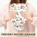 Naanle 2L Hot Water Bottle with Lid - Transparent Floral Design for Pain Relief & Therapy - Ideal for Back Hand and Foot Warmth - Buy Online on GoSupps.com