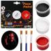 Adult Body Paint Washable Makeup Cream | 3 Colors of Costume Face Paint for Costumes Adults Women Clowns Vampires Witches Skeletons - Buy Online on GoSupps.com