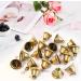 20PCS Jingle Craft Bells with Spring Hooks - Brass Bells for Crafts - Hanging Doorbell Wedding Decor - Christmas DIY Favor - 1.65 x 1.5 Inch Bronze - Buy Online on GoSupps.com