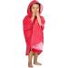 Normani Children's Bath Poncho - Soft Cotton Hooded Towel for Toddlers | Pink Bathrobe 70x75cm - Ideal for Kids - Buy Online on GoSupps.com