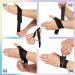 Domaste Ultra Thin Wrist Brace - Violet Left | Soft & Breathable Carpal Tunnel Support - Buy Online on GoSupps.com