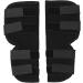 2 Pcs Black Adjustable Elastic Mesh Fabric Dog Leg Splint Brace Knee Brace for Dogs Reducing Posterative Pain (L C Cup) Coupe L C - Buy Online on GoSupps.com