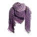 Women cotton scarf winter cotton triangle scarf High-quality poncho cape with button button towel women women's scarf poncho unit size purple