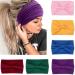 VENUSTE Wide Headbands for Women's Hair Fashion Knotted Head Bands for Adult Women Hair Accessories 6PCS (Bright Color)