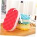 FRCOLOR 8 Pcs Bath Sponge Set - Exfoliating Loofah Ball for Adults & Kids | Ideal Household Spa Scrubber & Filter Cotton Pads - Buy Online on GoSupps.com