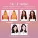 Alure Heated Styling Brush - 3-in-1 Ionic Curler & Straightener | Anti-Scald Nylon Bristles | Electric Curl Wand for All Hair Types | Best Curling Iron Alternative for Short Hair - Buy Online on GoSupps.com