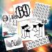 2020 Rapper Inspired Temporary Tattoos | 69 Realistic Face  Chest  Body & Arm Tattoos | Halloween Costume | Skin Safe | MADE IN THE USA