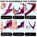 Elegant Violet Red Premium Adjustable Stainless Steel Nail Tip Clipper Cutter for Manicure & Pedicure - Buy Online on GoSupps.com