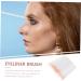 WOONEKY 100pcs Disposable Eyeliner Brush Woman Makeup Brush Lipliner Brush Fine Liner Brush White Nylon - Buy Online on GoSupps.com