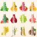 24-Pack DMSKY Vitamin E Lip Balm with Coconut Oil SPF 15 - Moisturizing Chapped Lips - 12 Natural Flavors - Green Pack - Buy Online on GoSupps.com