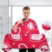Waterproof Barber Cape for Valentine's Day - Unisex Cheetah Hair Cutting Bib with Love Wording & Arrow - Buy Online on GoSupps.com